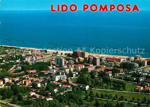 AK / Ansichtskarte Pomposa Lido Pomposa Fliegeraufnahme Pomposa