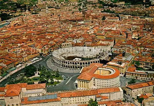 AK / Ansichtskarte Verona_Veneto Fliegeraufnahme Verona Veneto