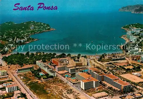 AK / Ansichtskarte Santa_Ponsa_Mallorca_Islas_Baleares Fliegeraufnahme Santa_Ponsa