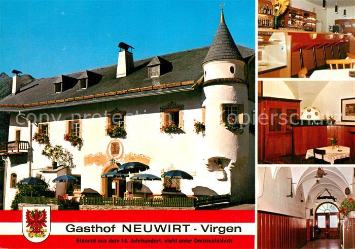 Ak Ansichtskarte Virgen Gasthof Ansichtskarten Günstig