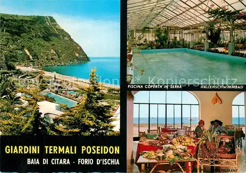 AK / Ansichtskarte Forio_d_Ischia Giardini Termali Poseidon Baia di Citara Hallenbad Forio_d_Ischia
