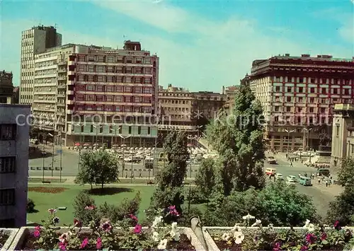 AK / Ansichtskarte Beograd_Belgrad Platz der Republik Beograd Belgrad