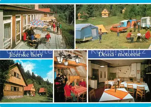 AK / Ansichtskarte Jizerske_hory Motorest Desna Details Jizerske hory
