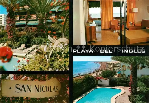 AK / Ansichtskarte Playa_del_Ingles Apartamentos San Nicolas Playa_del_Ingles