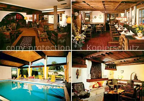 AK / Ansichtskarte Garmisch Partenkirchen Hotel Zugspitz Gaststube Hallenbad Bar Garmisch Partenkirchen