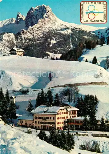 AK / Ansichtskarte Selva_Val_Gardena_Tirol Sporthotel Maciaconi Selva_Val_Gardena_Tirol
