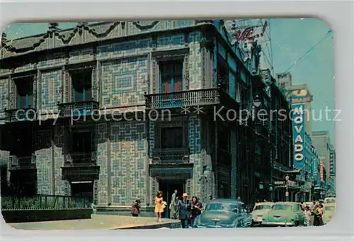 AK / Ansichtskarte Mexico_City Casa de los Azulejos joya colonial Casa de Sanborn de fama internacional Mexico City