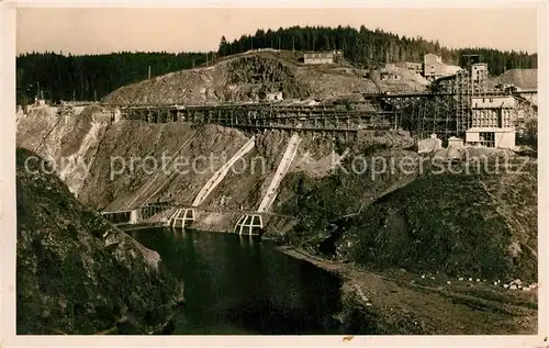 AK / Ansichtskarte Saalburg_Saale Baugebiet der Bleilochsperre Talsperre Saalburg_Saale