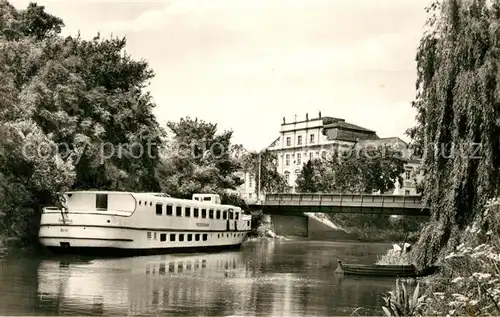 AK / Ansichtskarte Oranienburg Partie an der Havel Fahrgastschiff Oranienburg