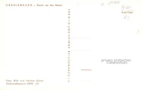 AK / Ansichtskarte Oranienburg Partie an der Havel Fahrgastschiff Oranienburg