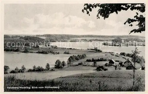 AK / Ansichtskarte Feldberg_Mecklenburg Panorama Blick vom Huettenberg Feldberg_Mecklenburg