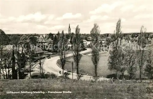 AK / Ansichtskarte Feldberg_Mecklenburg Prenzlauer Strasse Feldberg_Mecklenburg