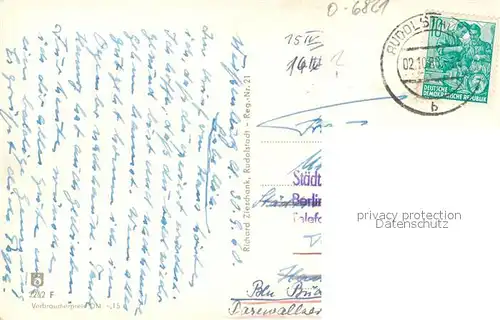 AK / Ansichtskarte Uhlstaedt Kirchhasel Kirche Uhlstaedt Kirchhasel