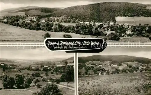 AK / Ansichtskarte Koednitz Panorama mit Ober und Unterkoednitz Koednitz