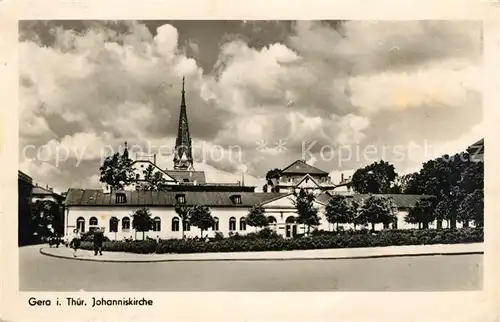 AK / Ansichtskarte Gera Johanniskirche Gera