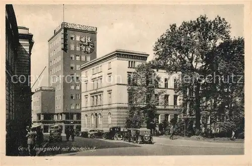 AK / Ansichtskarte Gera Amtsgericht mit Handelshof Gera