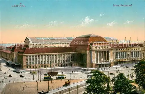 AK / Ansichtskarte Leipzig Hauptbahnhof Leipzig