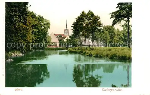 AK / Ansichtskarte Gera Elsterparthie Gera