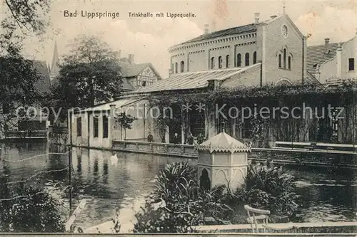 AK / Ansichtskarte Bad_Lippspringe Trinkhalle mit Lippequelle Bad_Lippspringe