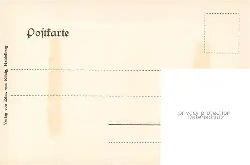 AK / Ansichtskarte Heidelberg_Neckar Blick vom Hausacker Heidelberg Neckar