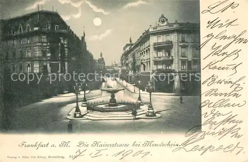 AK / Ansichtskarte Frankfurt_Main Kaiserstrasse  Frankfurt Main