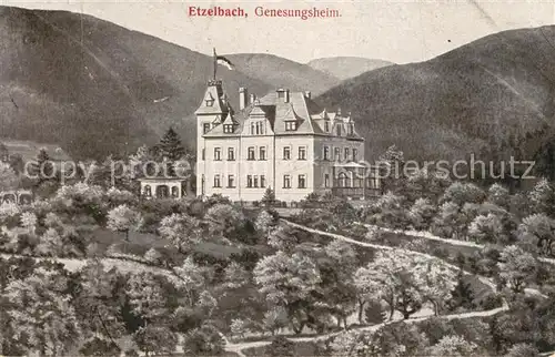 AK / Ansichtskarte Etzelbach_Uhlstaedt Kirchhasel Genesungsheim Etzelbach