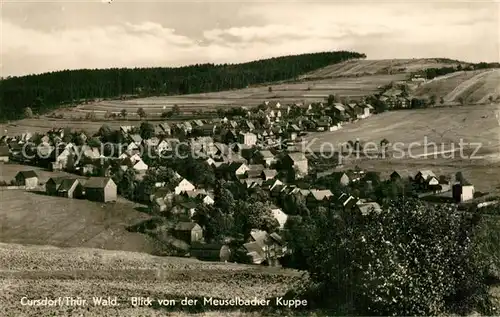 AK / Ansichtskarte Cursdorf Blick von der Meuselbacher Kuppe Cursdorf
