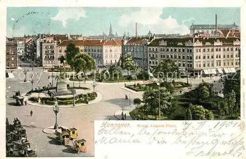 AK / Ansichtskarte Hannover Ernst August Platz Hannover