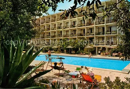 AK / Ansichtskarte Paguera_Mallorca_Islas_Baleares Hotel S. Olivera Pool Paguera_Mallorca