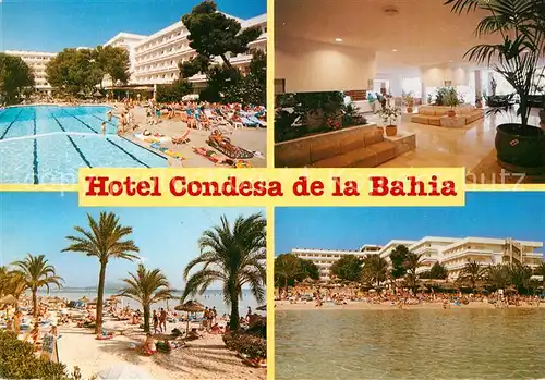 AK / Ansichtskarte Puerto_de_Alcudia Hotel Condesa de la Bahia Pool Strand Puerto_de_Alcudia