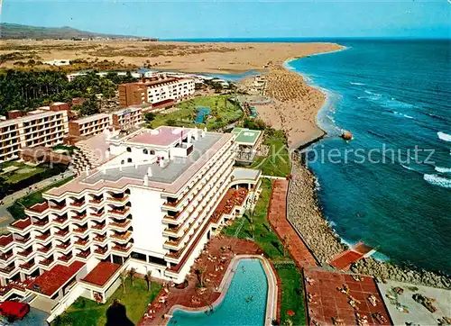 AK / Ansichtskarte Maspalomas Fliegeraufnahme Strand und D?nen Maspalomas