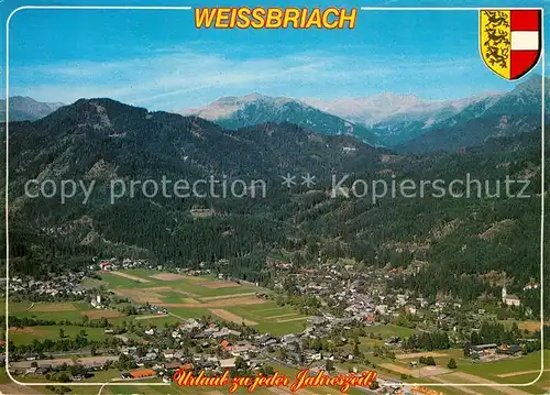 AK / Ansichtskarte Weissbriach Fliegeraufnahme Weissbriach