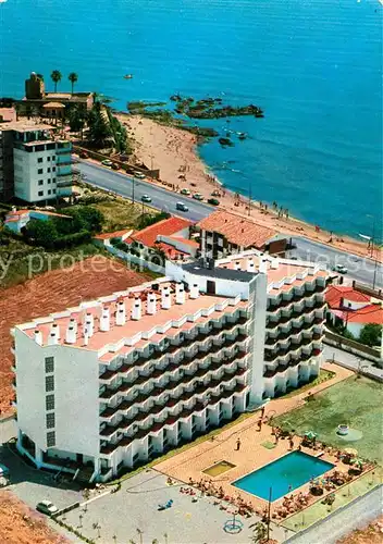 AK / Ansichtskarte Benalmadena_Costa Fliegeraufnahme Hotel Balmoral Benalmadena_Costa