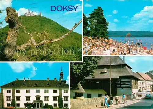 AK / Ansichtskarte Doksy_Hirschberg_See  Hrad Bezdez Zamek Srand  Doksy_Hirschberg_See 
