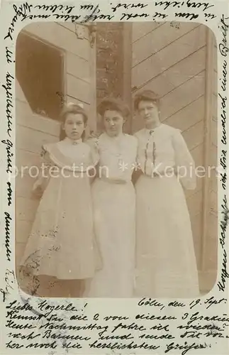 AK / Ansichtskarte Koeln_Rhein Gruppenbild junge Damen Maedchen Koeln_Rhein