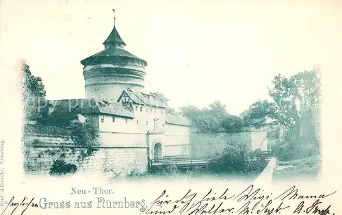 AK / Ansichtskarte Nuernberg Neutor Stadtmauer Nuernberg