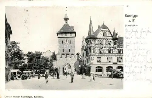 AK / Ansichtskarte Konstanz_Bodensee Schnetztor Konstanz_Bodensee