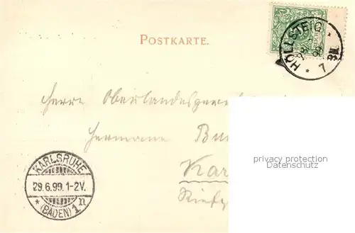 AK / Ansichtskarte Hoellsteig Landschaftspanorama Hoellental Schwarzwald Hoellsteig