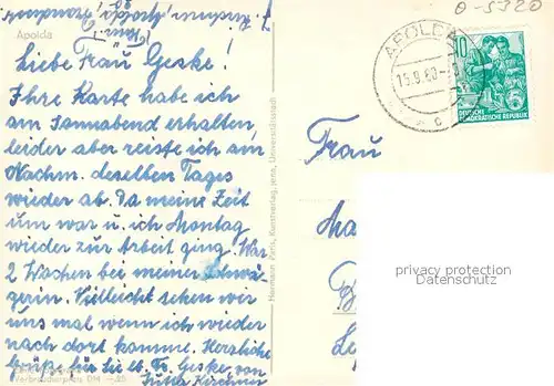 AK / Ansichtskarte Apolda Rathaus Apolda