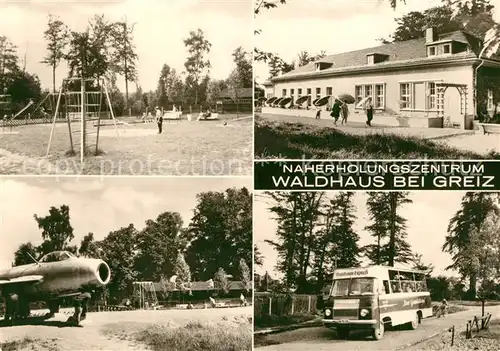 AK / Ansichtskarte Mohlsdorf Naherholungszentrum Waldhaus Kinderspielplatz Bus Flugzeug Mohlsdorf