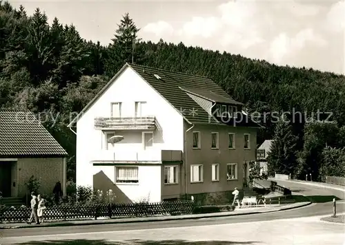 AK / Ansichtskarte Neuhaus_Solling Hotel Pension Waldschloss Neuhaus Solling