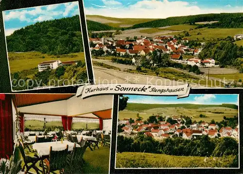 AK / Ansichtskarte Rengshausen_Hessen Kurhaus Sonneck Panorama Rengshausen Hessen