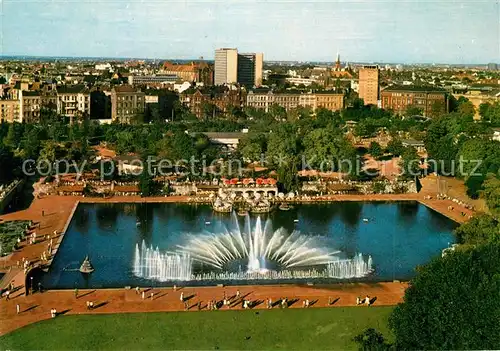 AK / Ansichtskarte Hamburg Internationale Gartenbau Ausstellung Fliegeraufnahme Hamburg