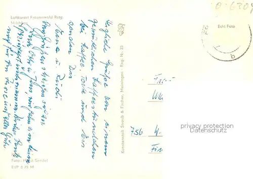 AK / Ansichtskarte Frauenwald_Thueringen Milchbar Luftkurort Frauenwald Thueringen