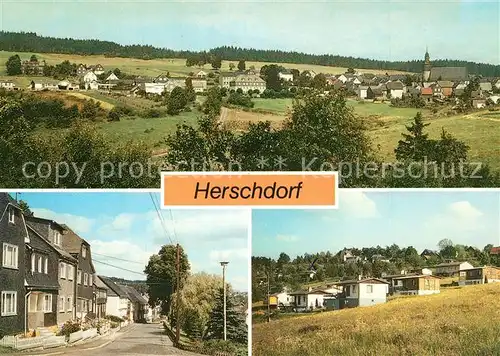 AK / Ansichtskarte Herschdorf uebersicht OT Willmersdorf OT Allersdorf Bungalows Herschdorf