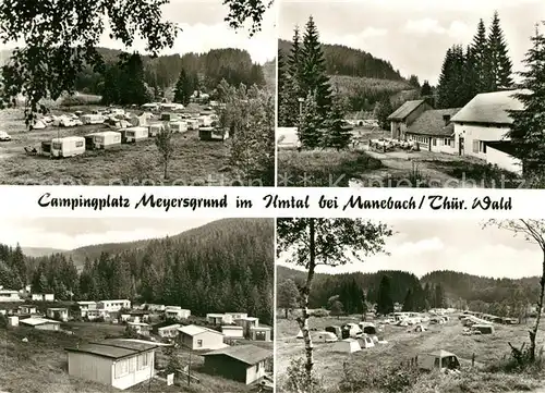 AK / Ansichtskarte Manebach Campingplatz Meyersgrund im Ilmtal Manebach