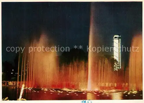 AK / Ansichtskarte Hamburg Internationale Gartenbau Ausstellung Wasserlichtkonzert Hamburg