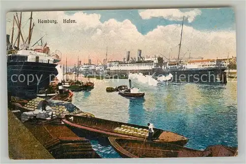 AK / Ansichtskarte Hamburg Hafen Hochseedampfer Hamburg