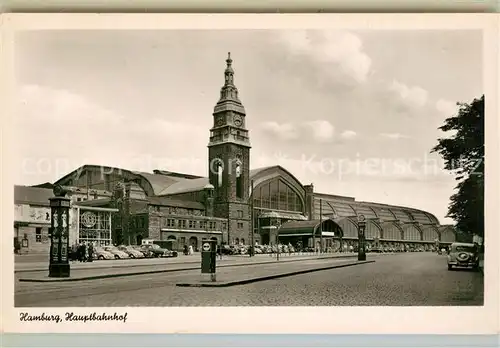 AK / Ansichtskarte Hamburg Hauptbahnhof Hamburg