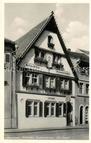 AK / Ansichtskarte Heidelberg_Neckar Historische Studentenkneipe Der Seppl Heidelberg Neckar